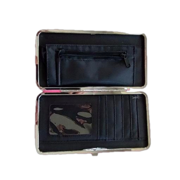Patent Leather Flamingo Wallet - Picture 3 of 3